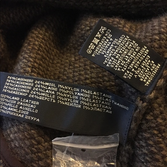 RLBL Cashmere & Leather Jacket - Picture 5 of 11